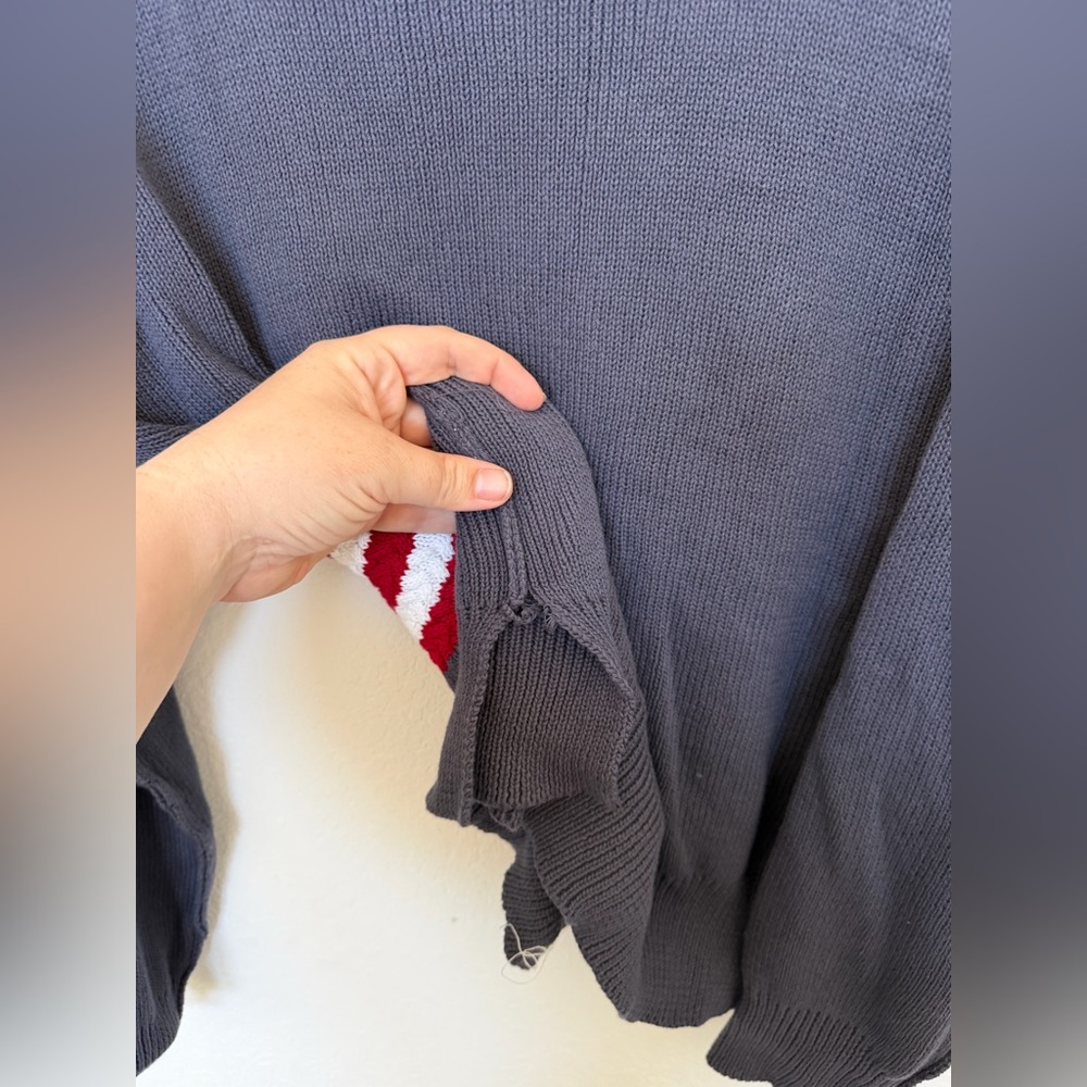 Miracle American Flag Knit Sweater Size M Americana - Picture 7 of 8